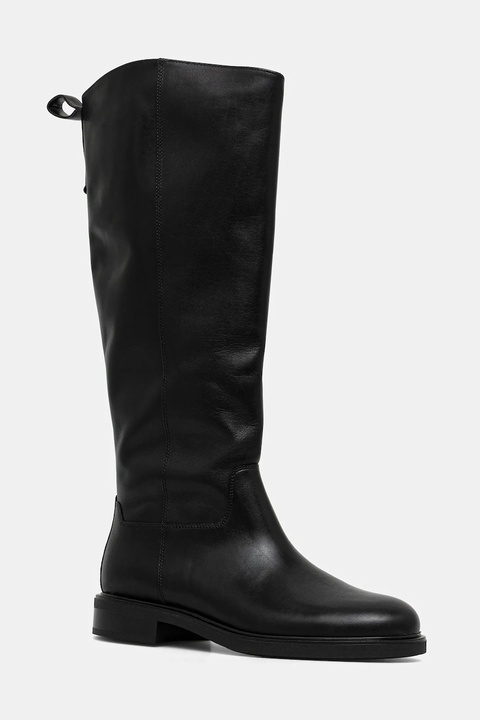 Vagabond Shoemakers kozaki skórzane FREYA damskie kolor czarny na płaskim obcasie 6006-001-20 - zdjęcie produktu nr 1