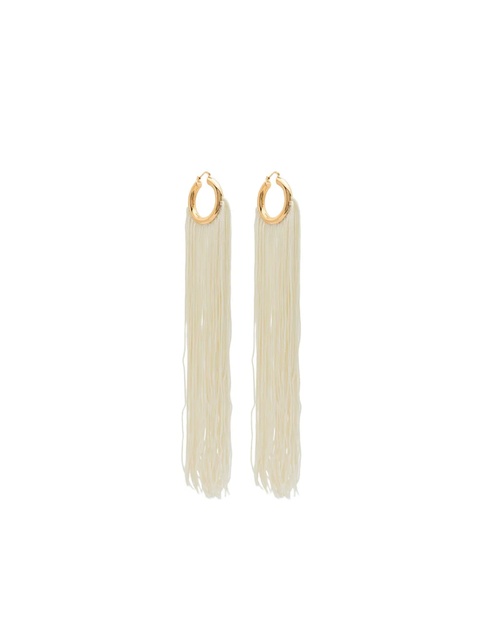 Jil Sander hoops fringe earrings - Gold - zdjęcie produktu nr 1