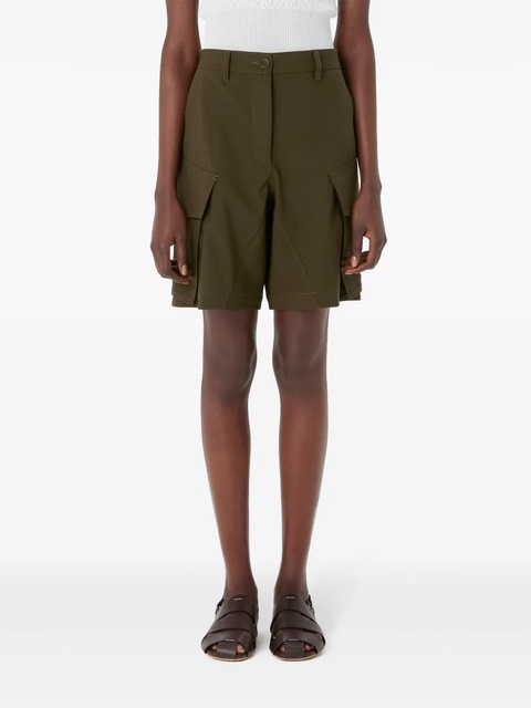 JW Anderson tailored wool cargo shorts - Green - zdjęcie produktu nr 2