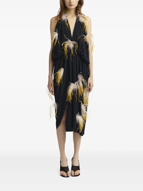 16Arlington Vide midi dress - Black - zdjęcie produktu nr 2