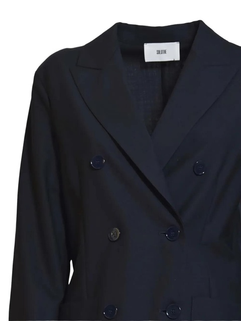 SOLOTRE double-breasted blazer - Blue - zdjęcie produktu nr 2