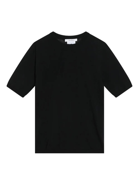 Max Mara virgin wool T-shirt - Black - zdjęcie produktu nr 1