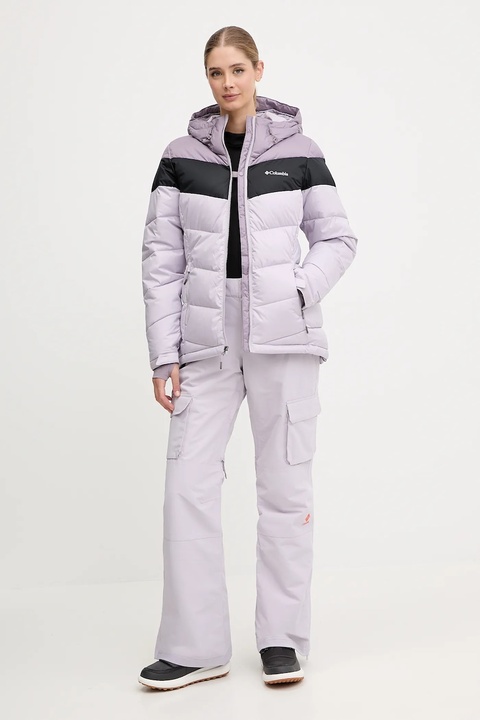 Columbia kurtka narciarska Abbott Peak kolor fioletowy 2105111 - zdjęcie produktu nr 2