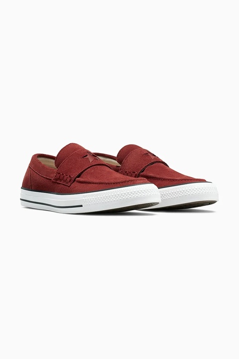 Converse mokasyny zamszowe Chuck Taylor All Star Loafer kolor czerwony A15597C - zdjęcie produktu nr 2