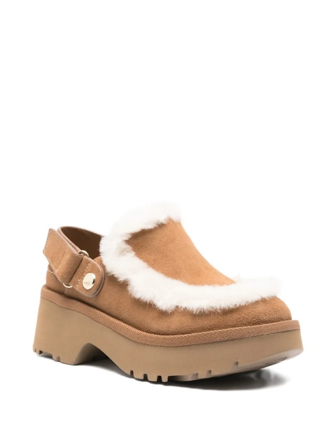 UGG 60mm Esmee fur-trim pumps - Brown - zdjęcie produktu nr 2
