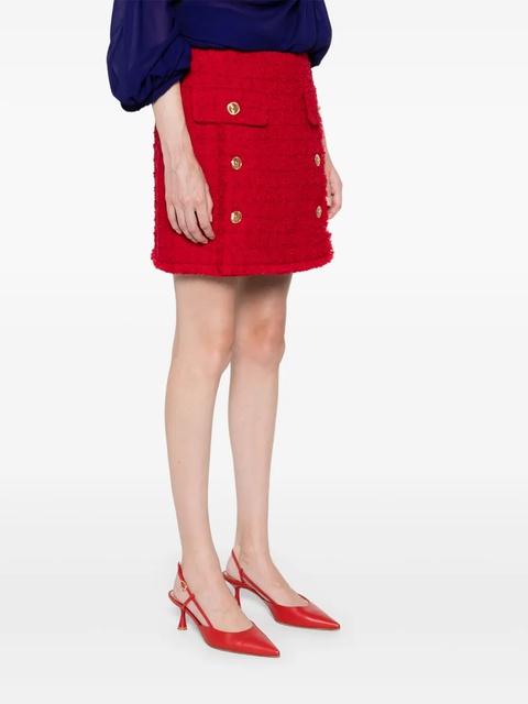 Versace Heritage tweed mini skirt - Red - zdjęcie produktu nr 2
