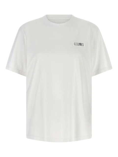 MM6 Maison Margiela logo.detail T-shirt - White - zdjęcie produktu nr 1