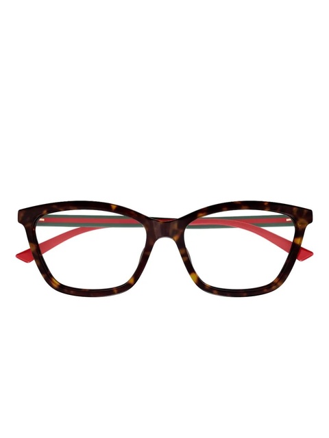 Gucci Eyewear stripe-arms glasses - Brown - zdjęcie produktu nr 2