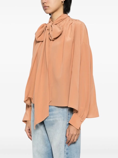 Chloé lavallière blouse - Neutrals - zdjęcie produktu nr 1