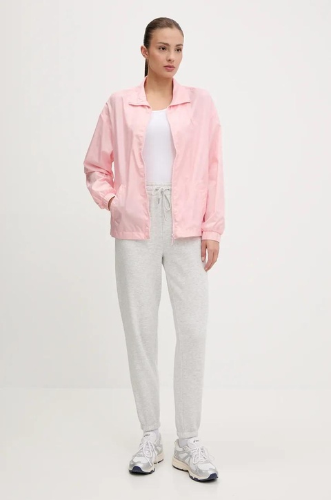 Guess kurtka kolor różowy przejściowa oversize V5GL01 WH482 - zdjęcie produktu nr 2