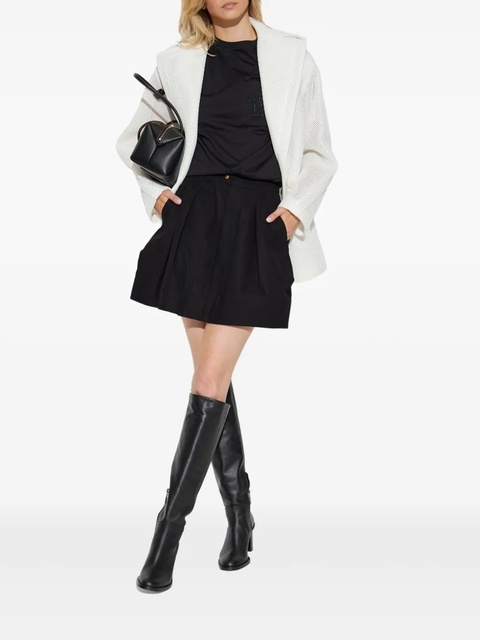 Max Mara logo-embroidered T-shirt - Black - zdjęcie produktu nr 2