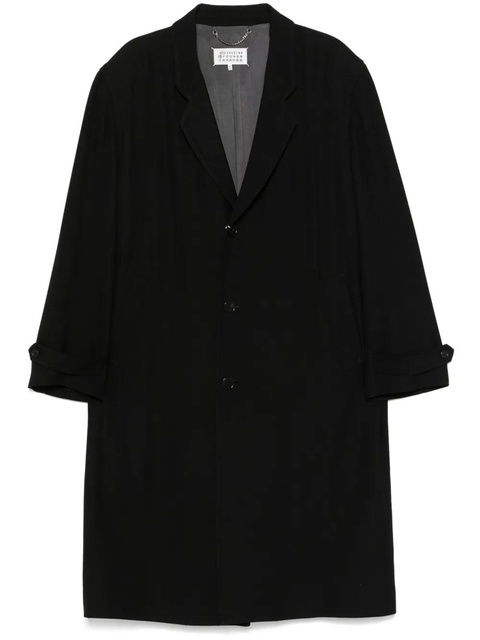 Maison Margiela single-breasted coat - Black - zdjęcie produktu nr 1