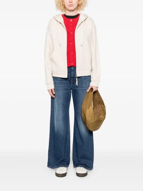 Weekend Max Mara hooded zip-up jacket - Neutrals - zdjęcie produktu nr 2