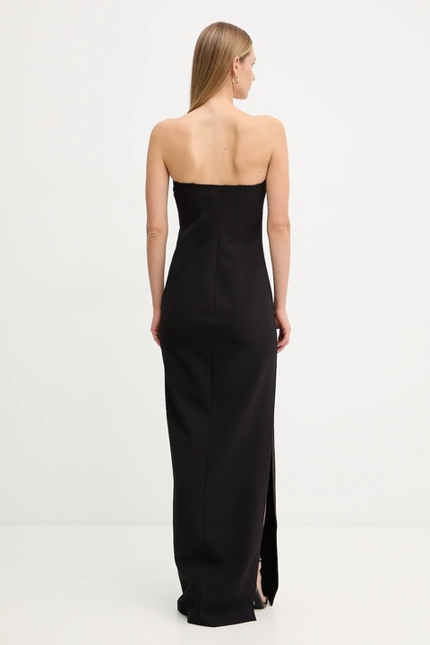 Elisabetta Franchi sukienka kolor czarny maxi prosta ABR4652E3 - zdjęcie produktu nr 2