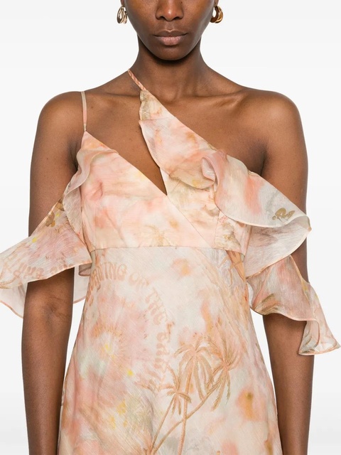 ZIMMERMANN Illuminate midi dress - Neutrals - zdjęcie produktu nr 2