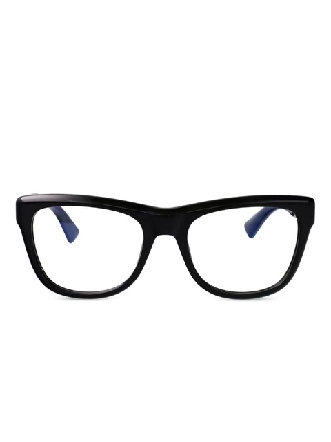 Saint Laurent Eyewear rectangle-frame glasses - Black - zdjęcie produktu nr 1