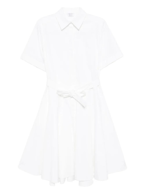 Alexander McQueen belted cotton shirt dress - White - zdjęcie produktu nr 1