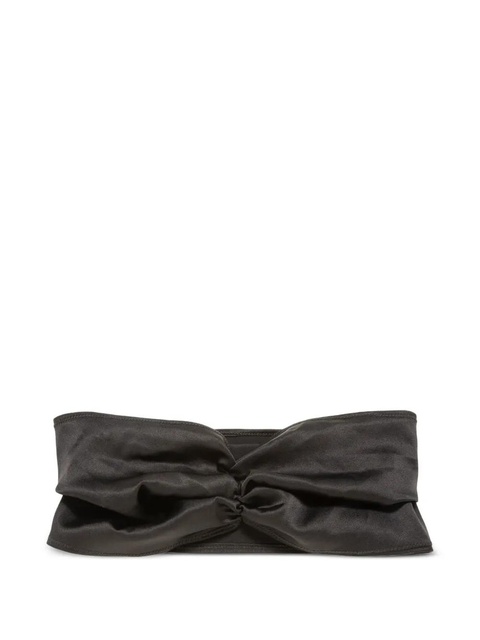 Jennifer Behr Norma twisted head wrap - Black - zdjęcie produktu nr 1