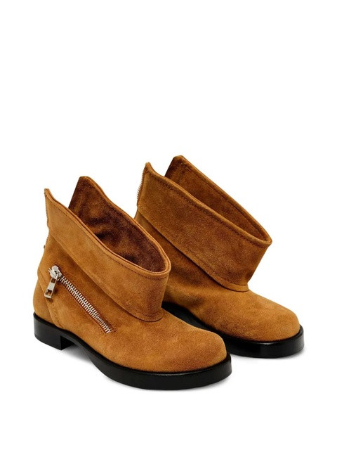 JW Anderson suede zip-detail boots - Brown - zdjęcie produktu nr 2