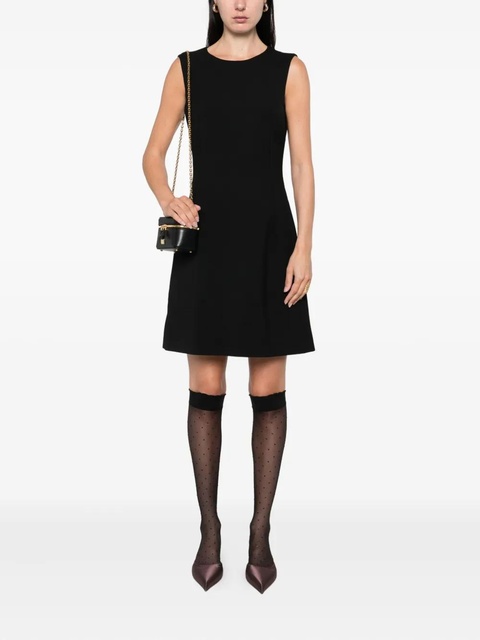 Dolce & Gabbana DNA leopard-print lining sleeveless mini dress - Black - zdjęcie produktu nr 2