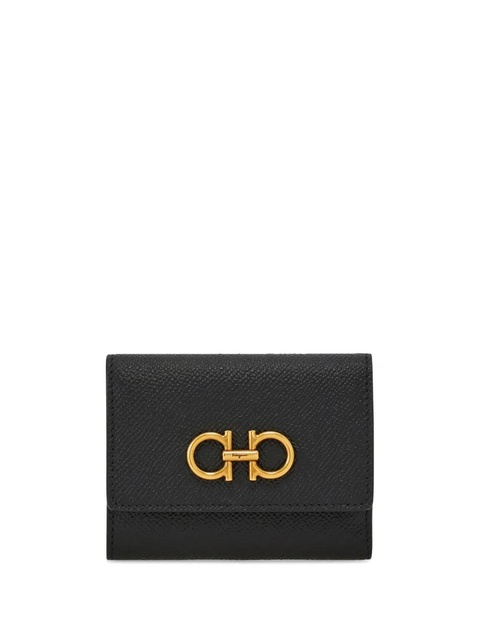 Ferragamo Gancini tri-fold wallet - Black - zdjęcie produktu nr 1