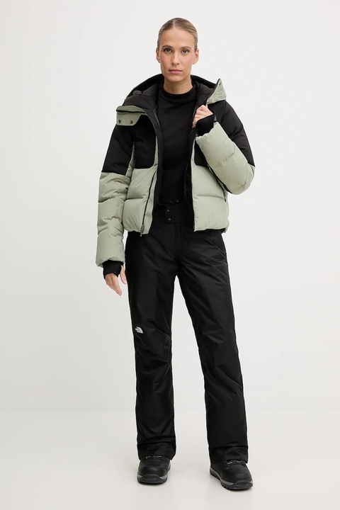 The North Face kurtka narciarska puchowa Cold Spell kolor zielony NF0A87WTD5N1 - zdjęcie produktu nr 2