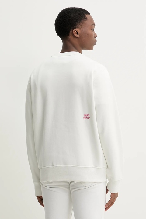 Herschel bluza bawełniana kolor beżowy z nadrukiem 50550-05977 - zdjęcie produktu nr 2