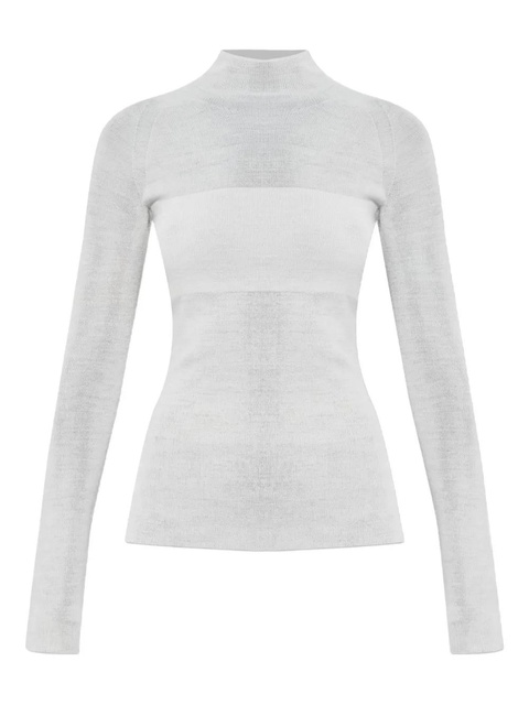 Versace long-sleeve roll-neck sweater - Neutrals - zdjęcie produktu nr 1