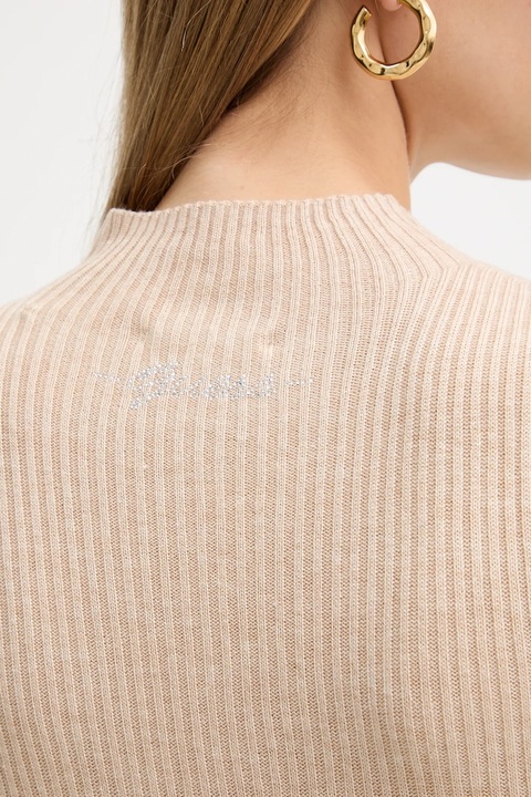 Guess sukienka JULIA kolor beżowy maxi dopasowana W5BK23 Z3OW2 - zdjęcie produktu nr 2