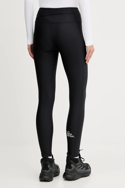 LA Sportiva legginsy treningowe Aerial damskie kolor czarny gładkie ZACG008 - zdjęcie produktu nr 2