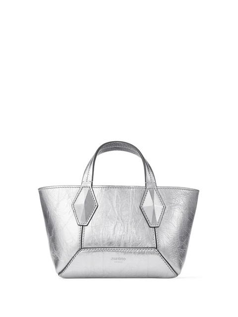 Jimmy Choo xs Diamond tote bag - Silver - zdjęcie produktu nr 1