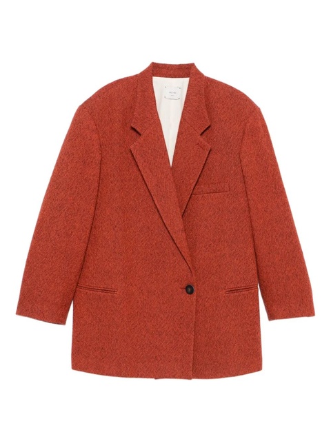 Alysi single-button wool coat - Orange - zdjęcie produktu nr 1