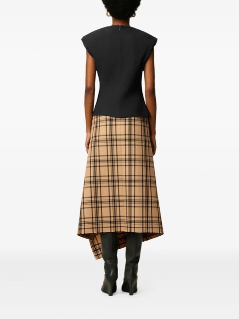 AMI Paris raw-edge sleeveless top - Black - zdjęcie produktu nr 2