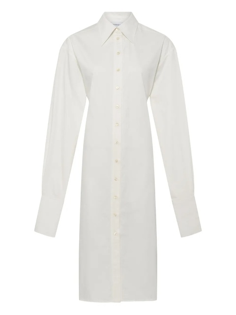 Marine Serre belted shirt dress - White - zdjęcie produktu nr 1
