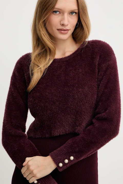 Morgan sukienka i sweter RMONA kolor bordowy RMONA - zdjęcie produktu nr 2