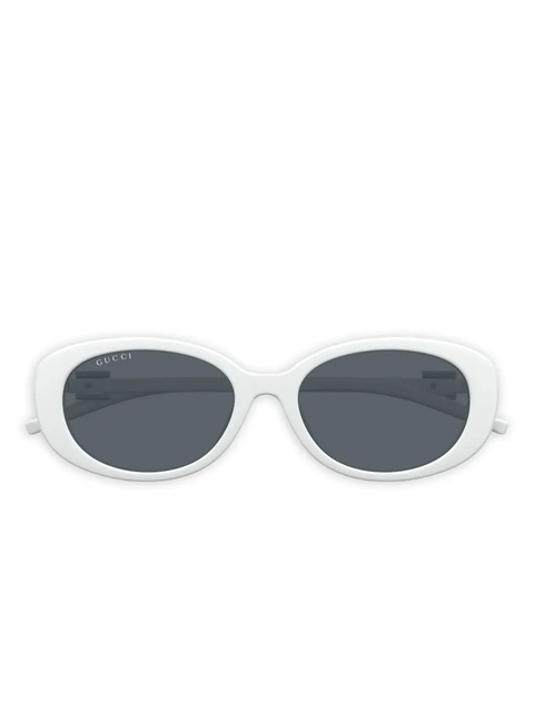 Gucci Eyewear oval-frame sunglasses - White - zdjęcie produktu nr 2