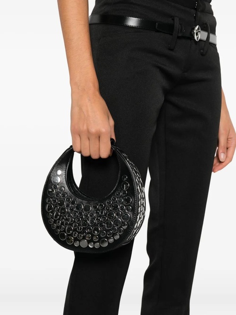 STAUD Goodnight Moon studded handle tote bag - Black - zdjęcie produktu nr 2