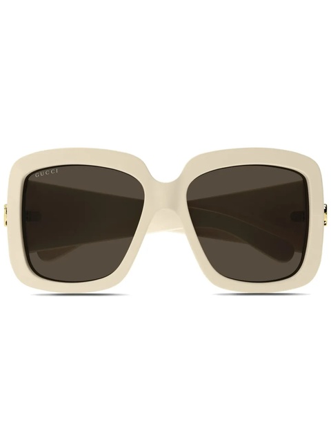 Gucci Eyewear Double G sunglasses - Neutrals - zdjęcie produktu nr 1