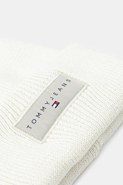 Tommy Jeans czapka bawełniana kolor zielony AW0AW17913 - zdjęcie produktu nr 1