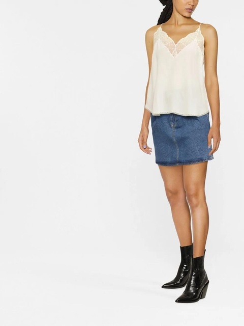 Zadig&Voltaire Christy silk camisole - Neutrals - zdjęcie produktu nr 1