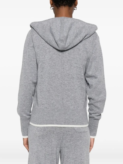 PINKO hooded zip-up cardigan - Grey - zdjęcie produktu nr 2