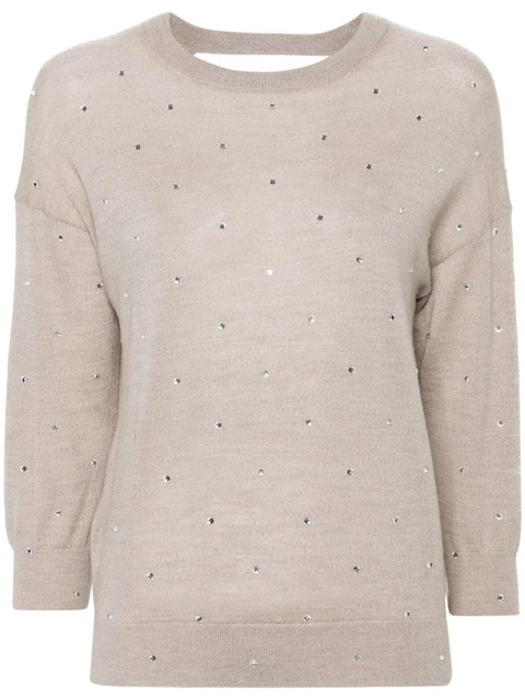 Zadig&Voltaire Kansy knittted wool jumper - Neutrals - zdjęcie produktu nr 1