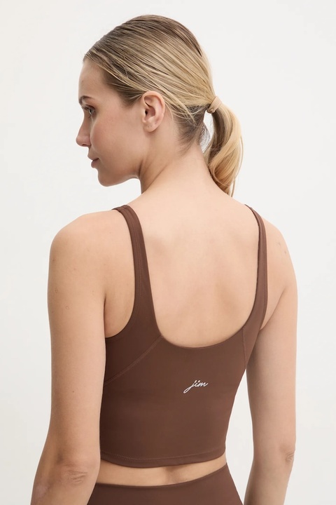 Joy in me top do jogi Grace kolor brązowy Grace - zdjęcie produktu nr 2