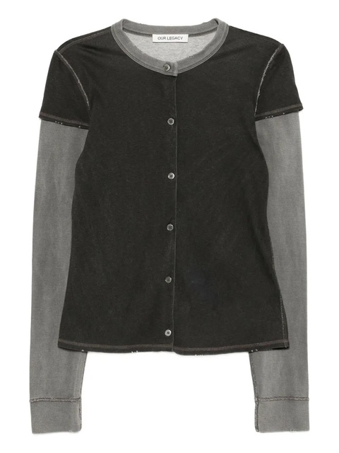 OUR LEGACY layered long-sleeved sweatshirt - Grey - zdjęcie produktu nr 1