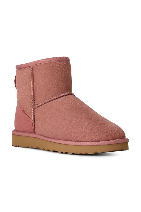 UGG śniegowce zamszowe Classic Mini II kolor różowy 1016222.PDW - zdjęcie produktu nr 2