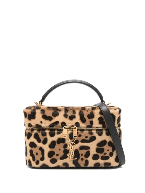 Saint Laurent leopard-print mini bag - Brown - zdjęcie produktu nr 1