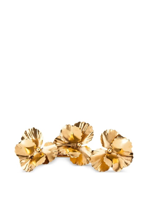 Jennifer Behr pansy flower bobby pin - Gold - zdjęcie produktu nr 1
