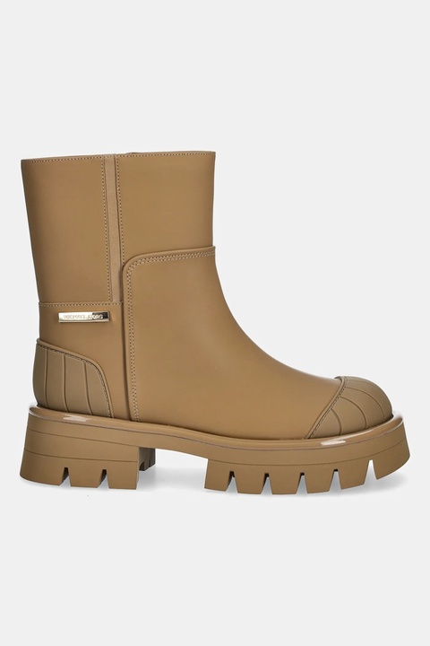 MICHAEL Michael Kors botki Sydra damskie kolor beżowy na platformie 40F5SYFE5L.297 - zdjęcie produktu nr 2