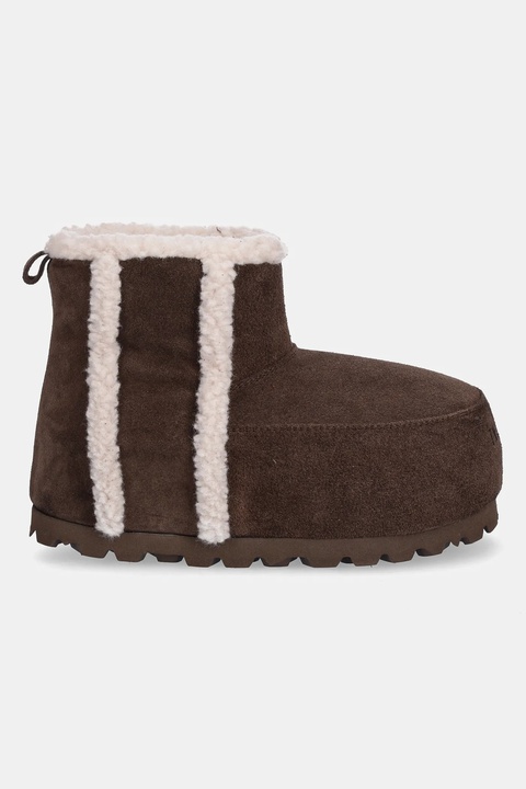 Inuikii śniegowce zamszowe Chunky Boot kolor brązowy 1002.005.0021.150 - zdjęcie produktu nr 2