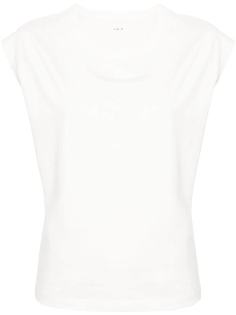LEMAIRE cap-sleeve jersey T-shirt - White - zdjęcie produktu nr 1